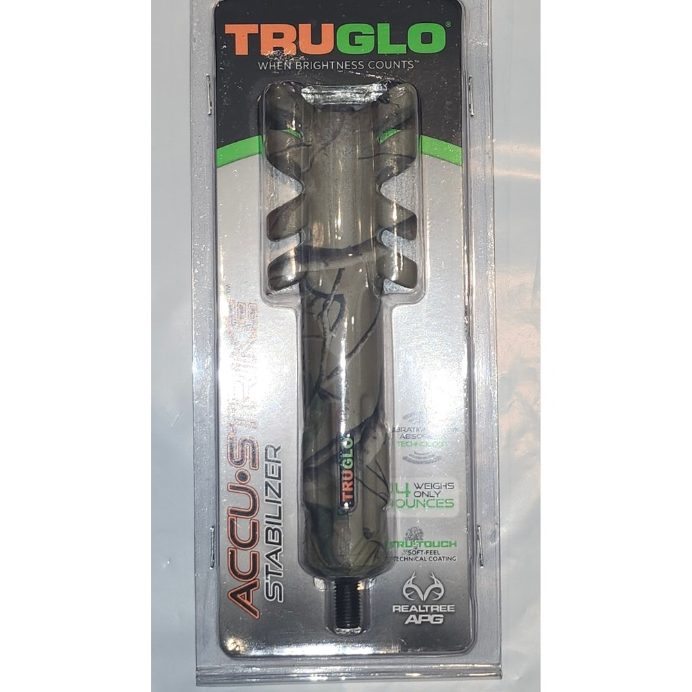 TRUGLO Accu-Strike Archery Bow Stabilizer Realtree APG Camo 4oz TG815C